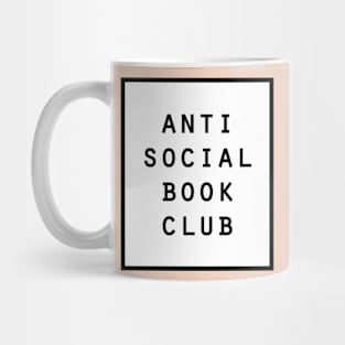 Anti social book club book lover Mug